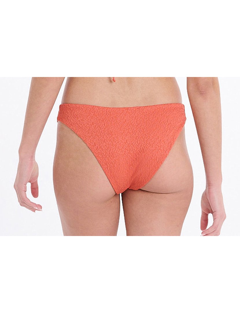 Cuecas Biquíni com Textura Laranja