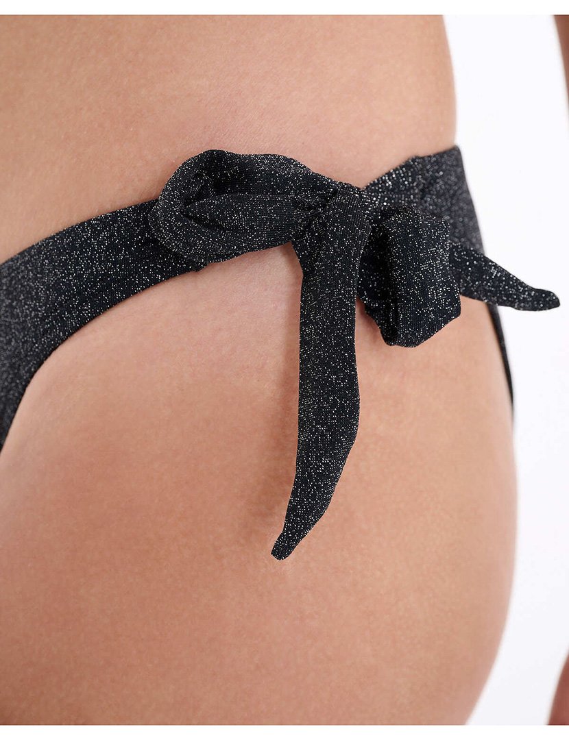 Cuecas Biquíni com Laços Samos Preto