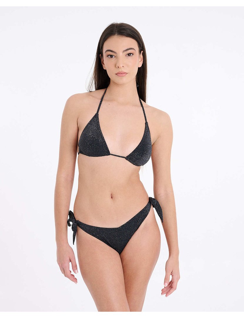 Cuecas Biquíni com Laços Samos Preto