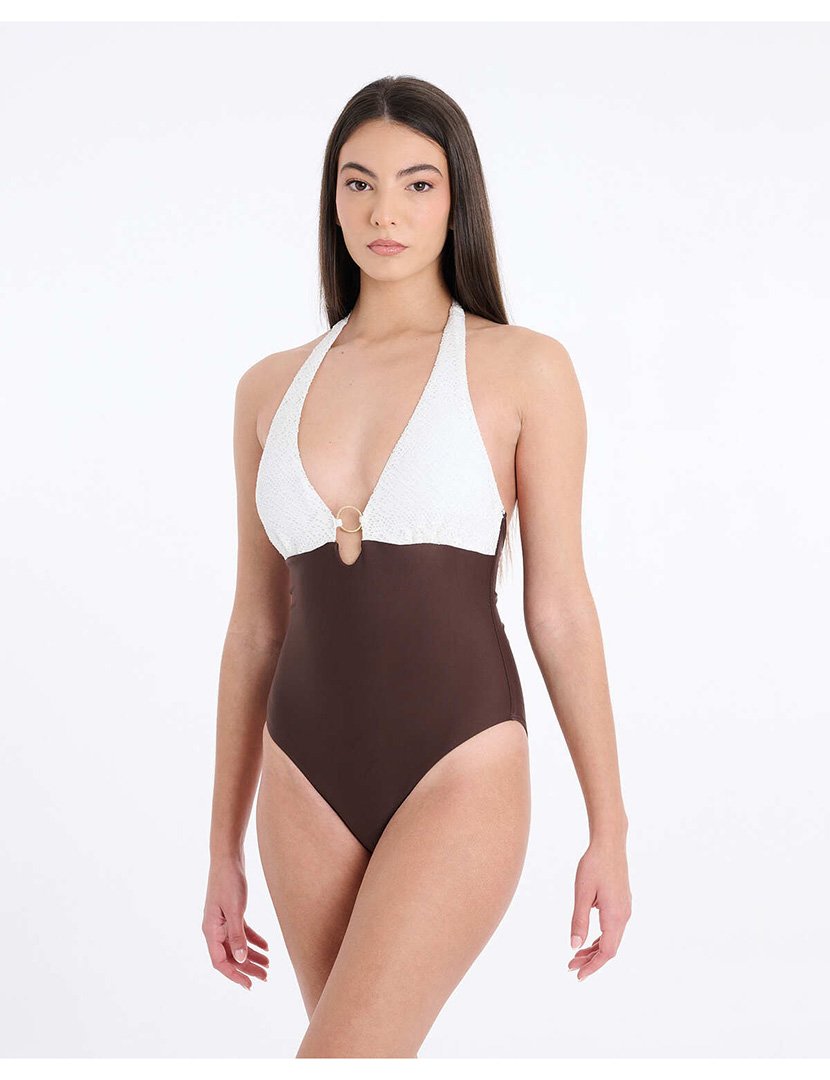 Fato de Banho Castanho