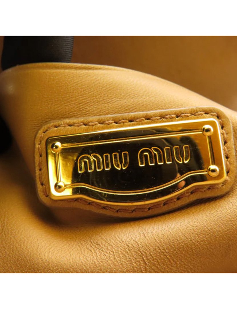 Carteira pele Miu Miu