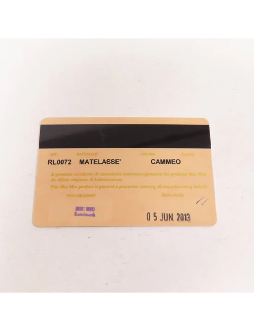 Carteira pele Miu Miu