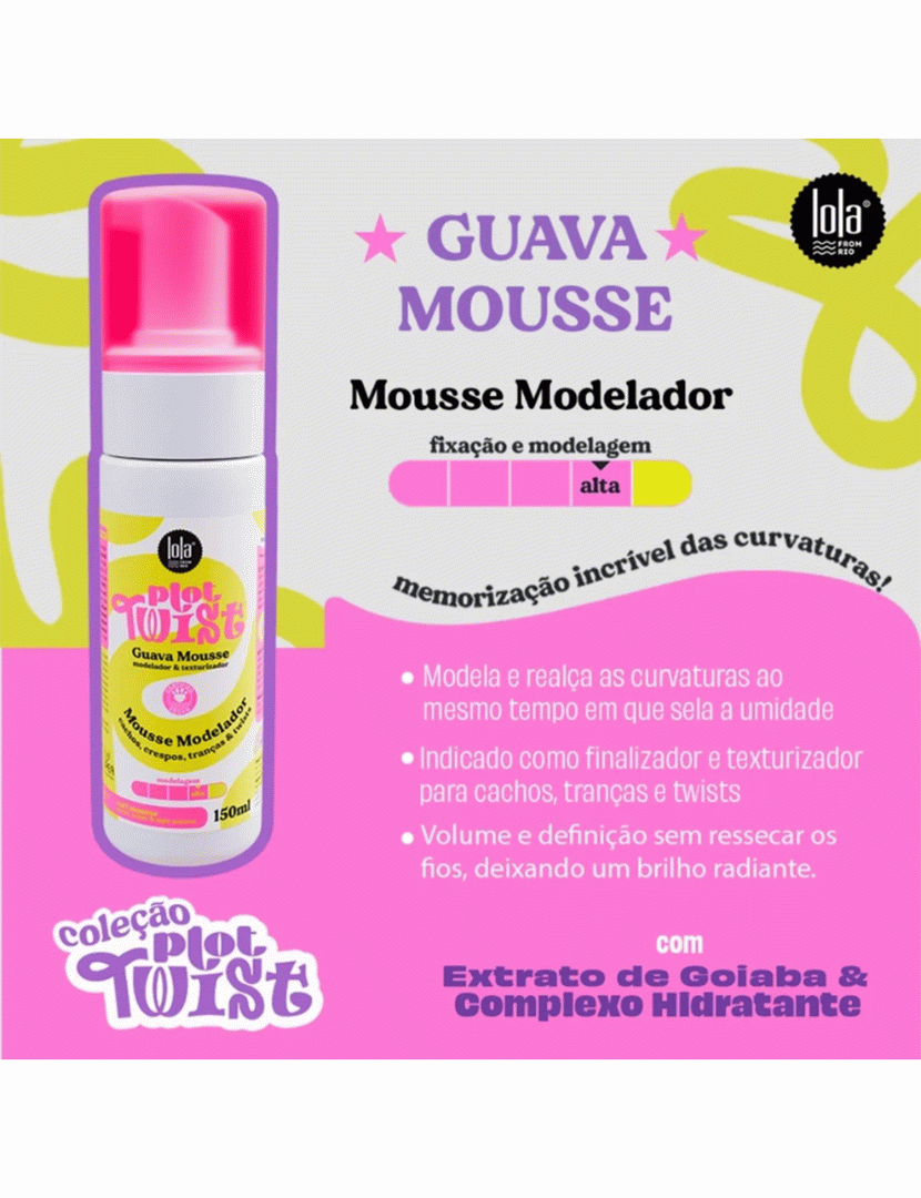 Plot Twist Guava Mousse Modeladora