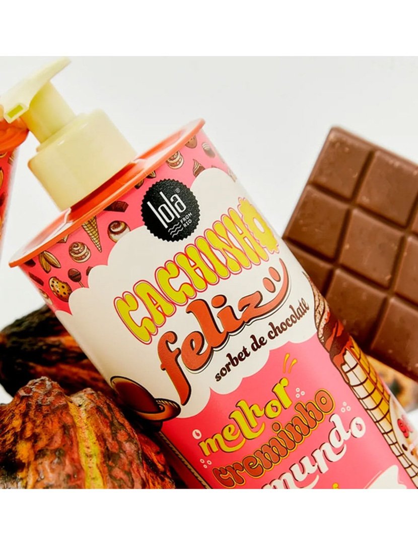 Cachinho Feliz Chocolate Creme de Pentear