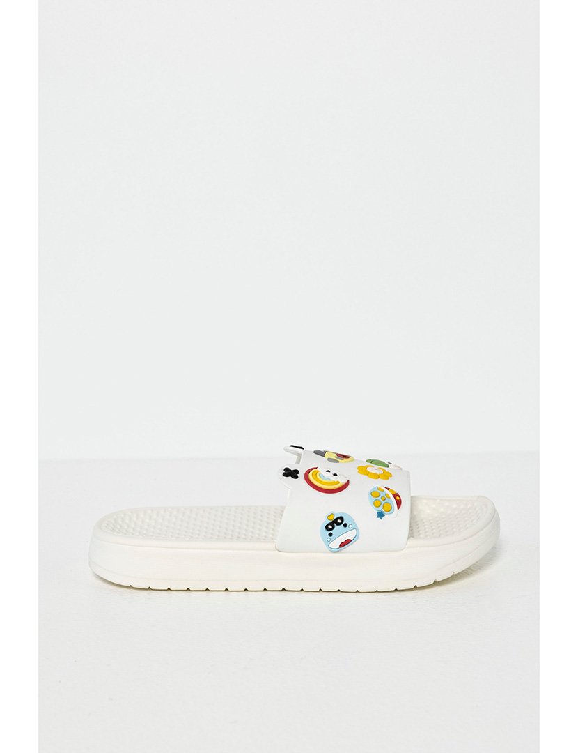 Chinelos de Borracha Senhora Branco
