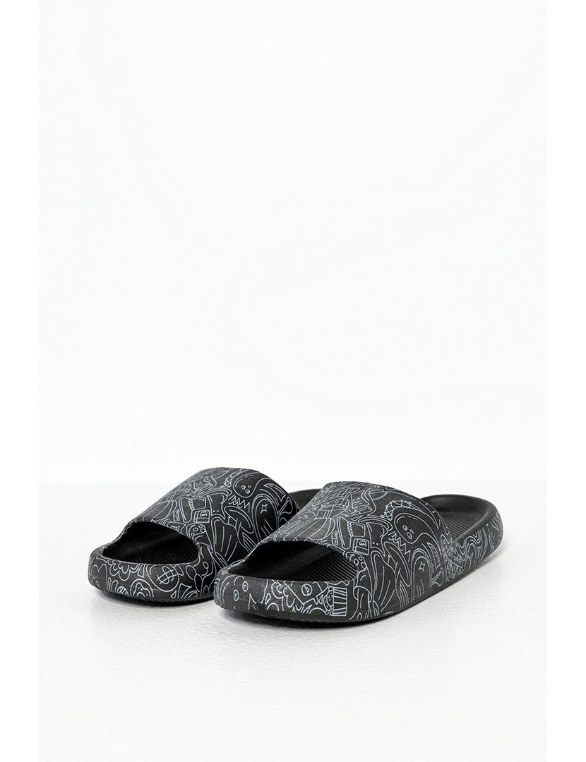 Chinelos de Borracha Senhora Preto