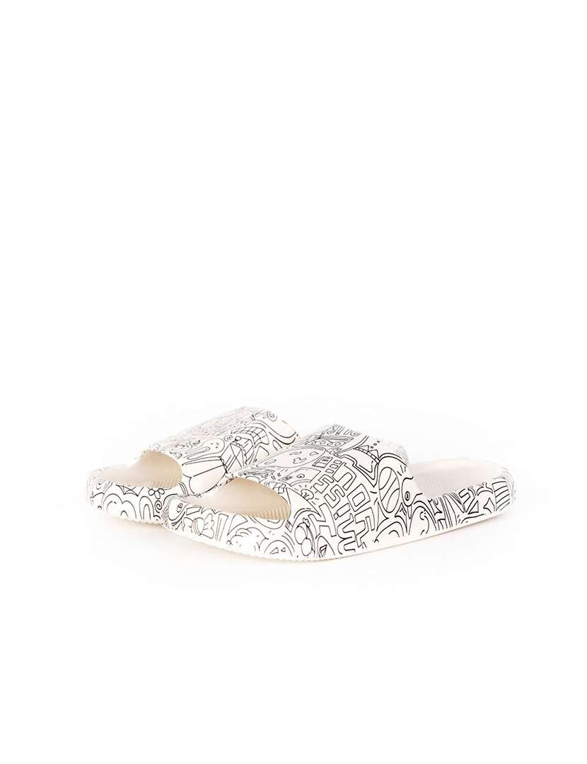 Chinelos de Borracha Senhora Branco