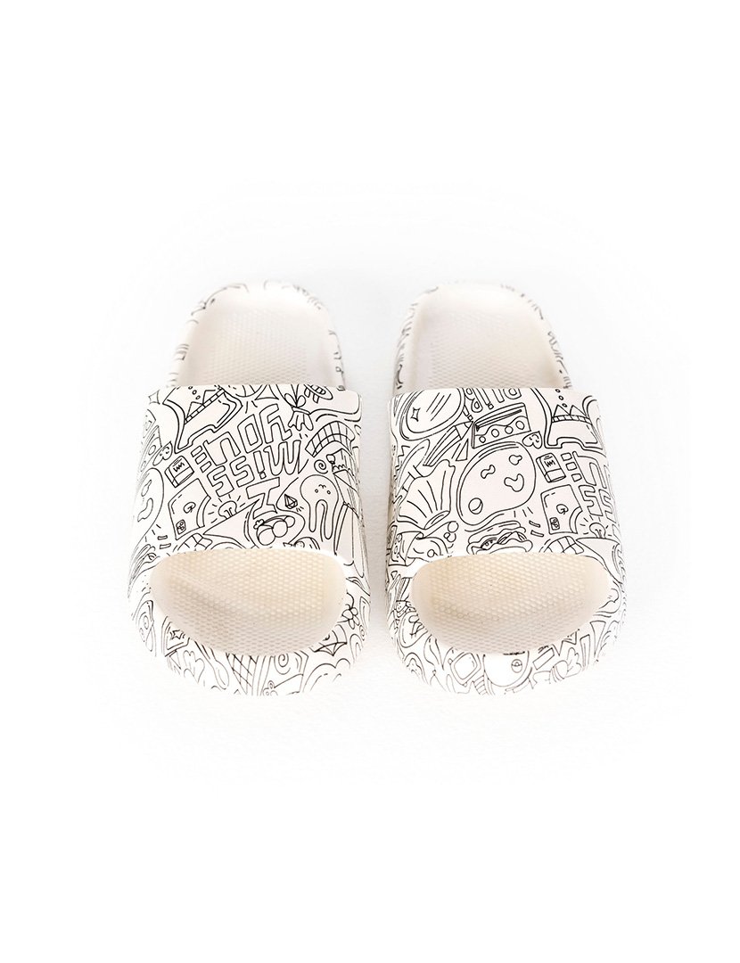 Chinelos de Borracha Senhora Branco