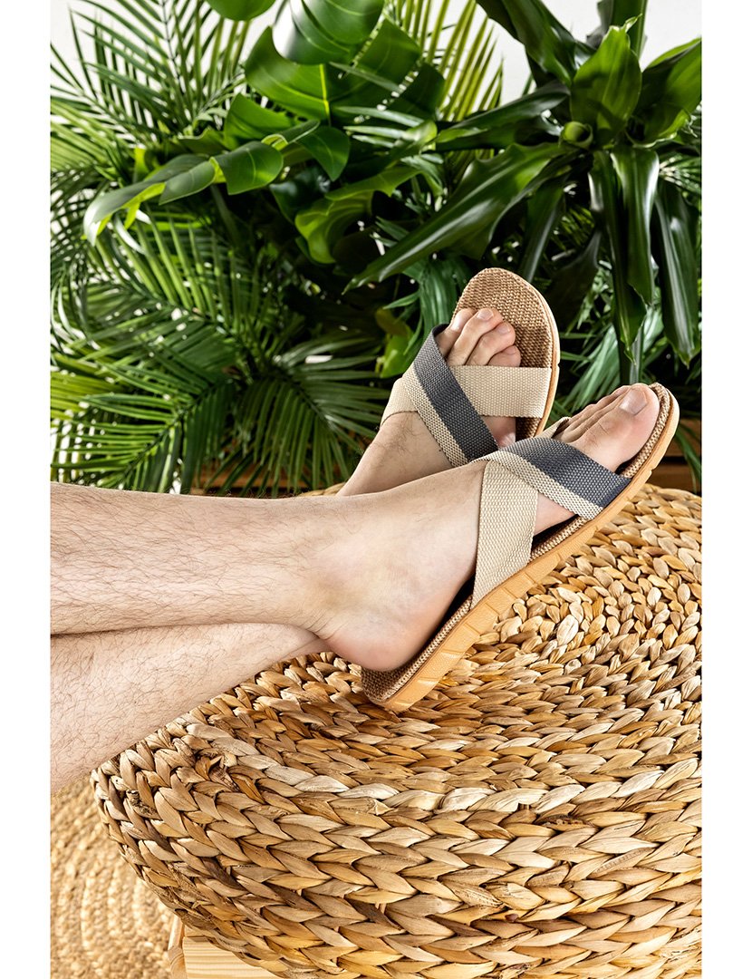 Chinelos Homem Cinza