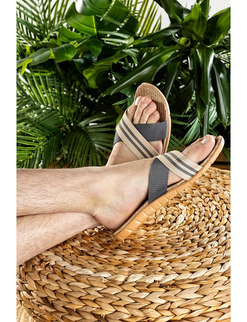 Chinelos Homem Cinza