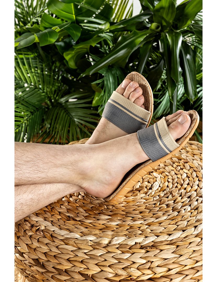 Chinelos Homem Cinza