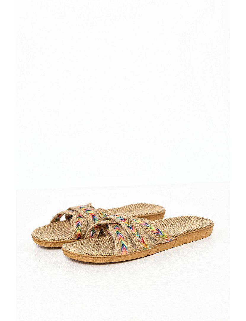 Chinelos Boho Senhora Multicolorido