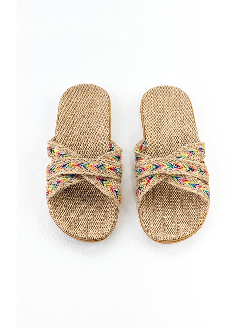 Chinelos Boho Senhora Multicolorido
