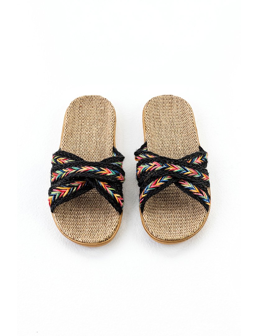 Chinelos Boho Senhora Multicolorido