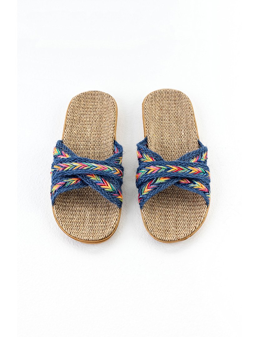 Chinelos Boho Senhora Multicolorido