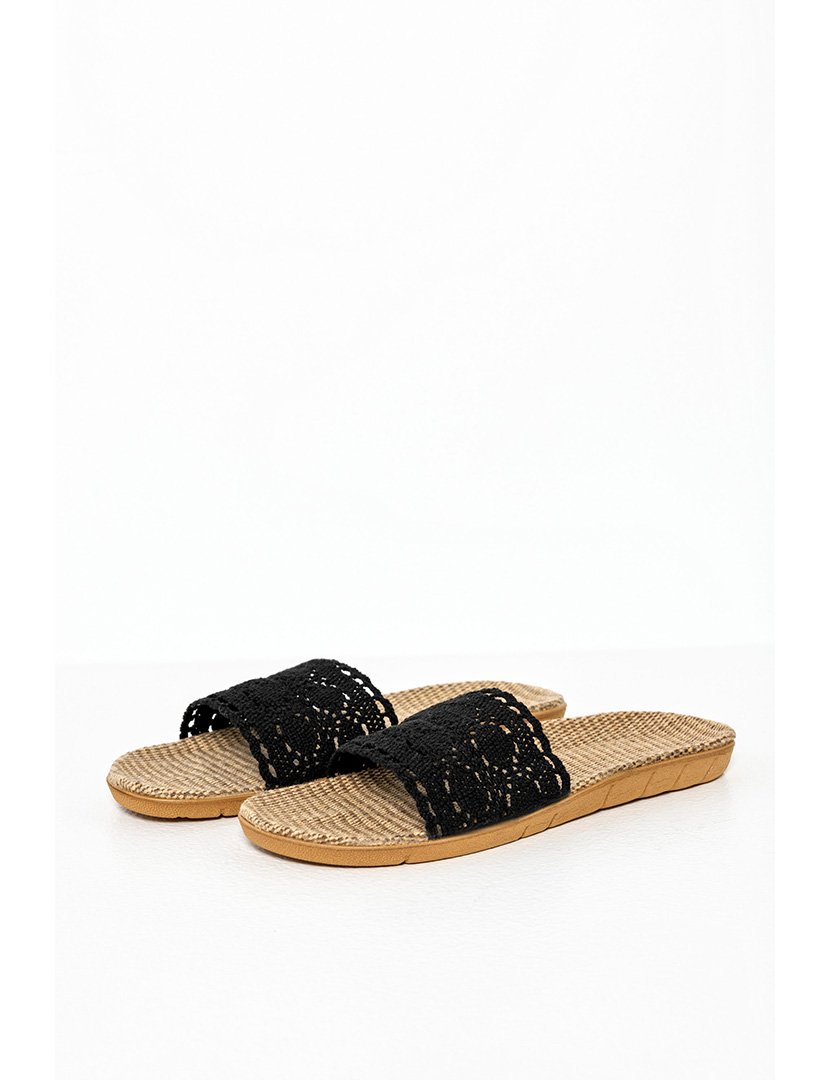 Chinelos Boho Senhora Preto