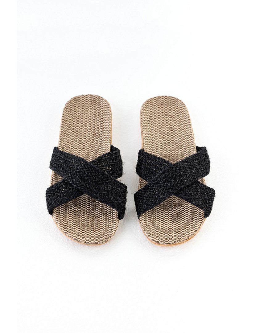 Chinelos Boho Senhora Preto