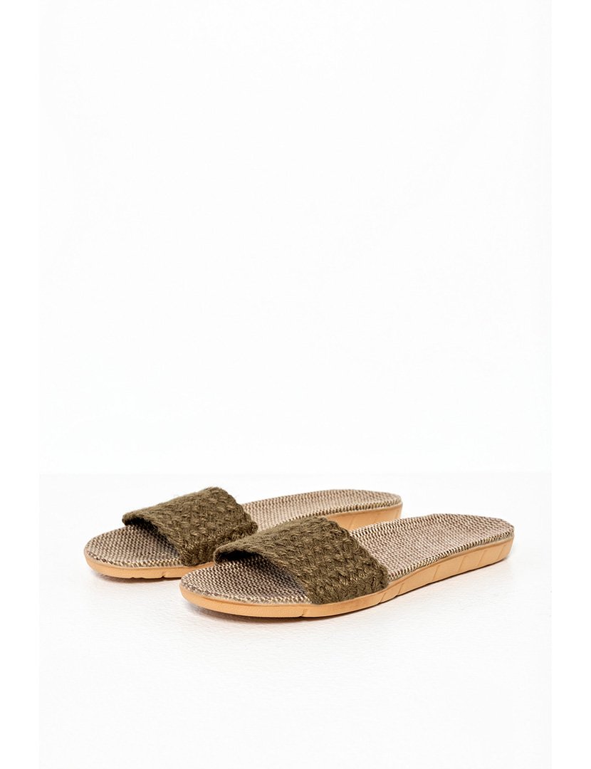 Chinelos Boho Senhora Castanho