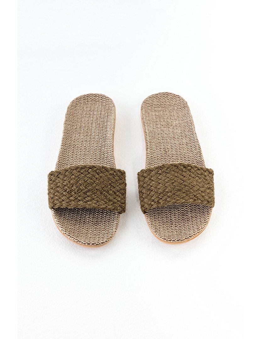 Chinelos Boho Senhora Castanho