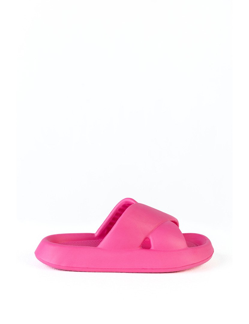 Chinelos de Borracha Senhora Fúcsia
