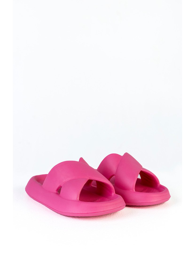Chinelos de Borracha Senhora Fúcsia