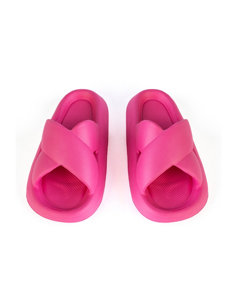 Chinelos de Borracha Senhora Fúcsia
