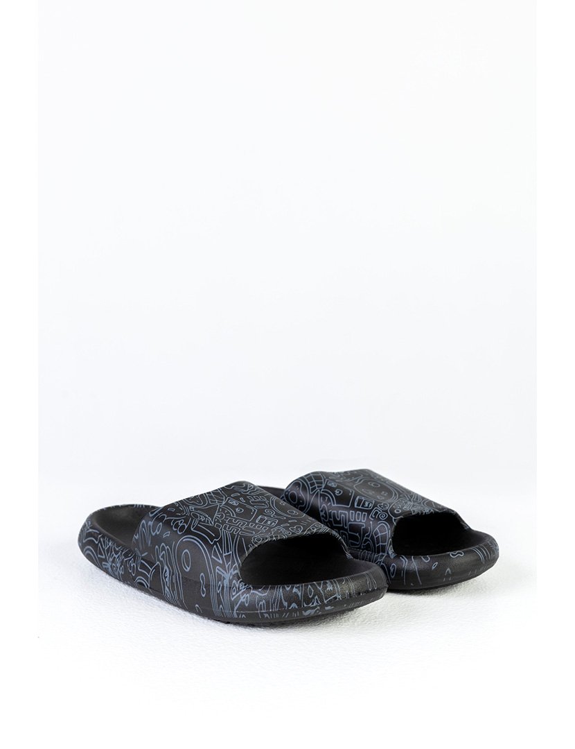 Chinelos de Borracha Senhora Preto