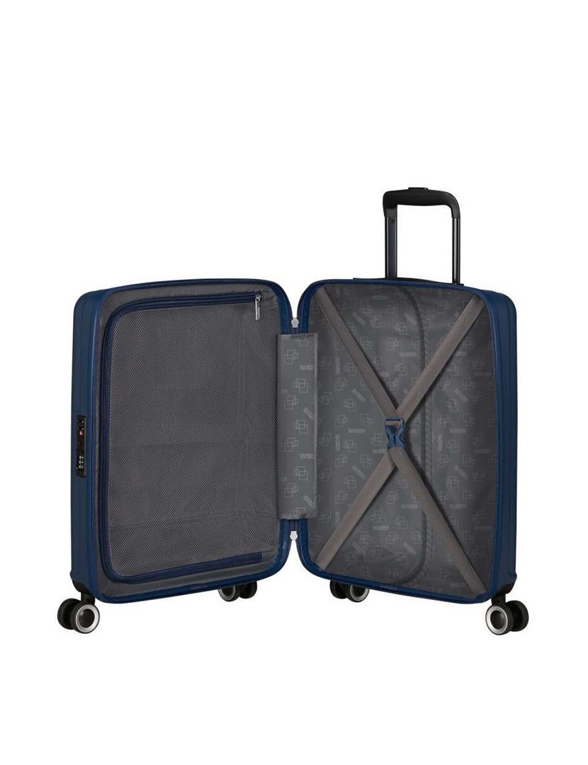Mala de Cabine Sunset Hills 55/20 Azul Marinho