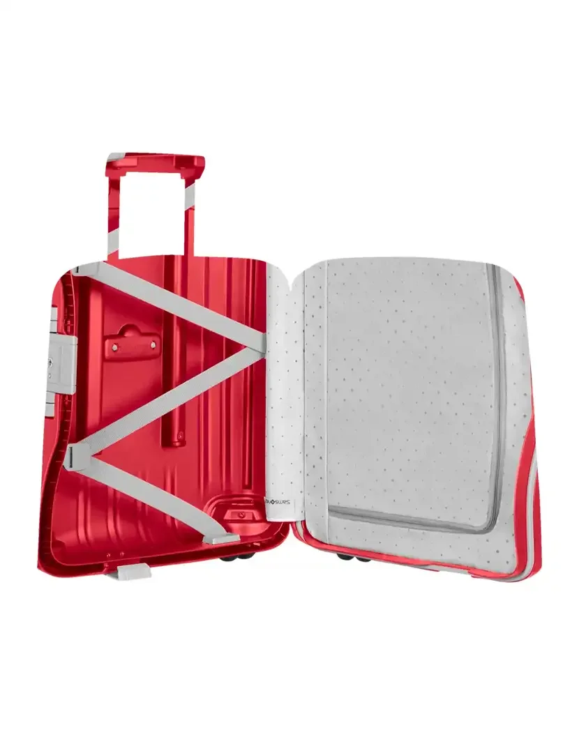 Mala de Cabine Macer Spinner Vermelho