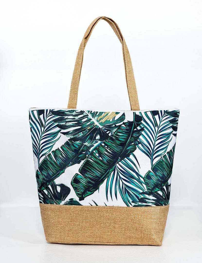 Mala de praia multicolorida