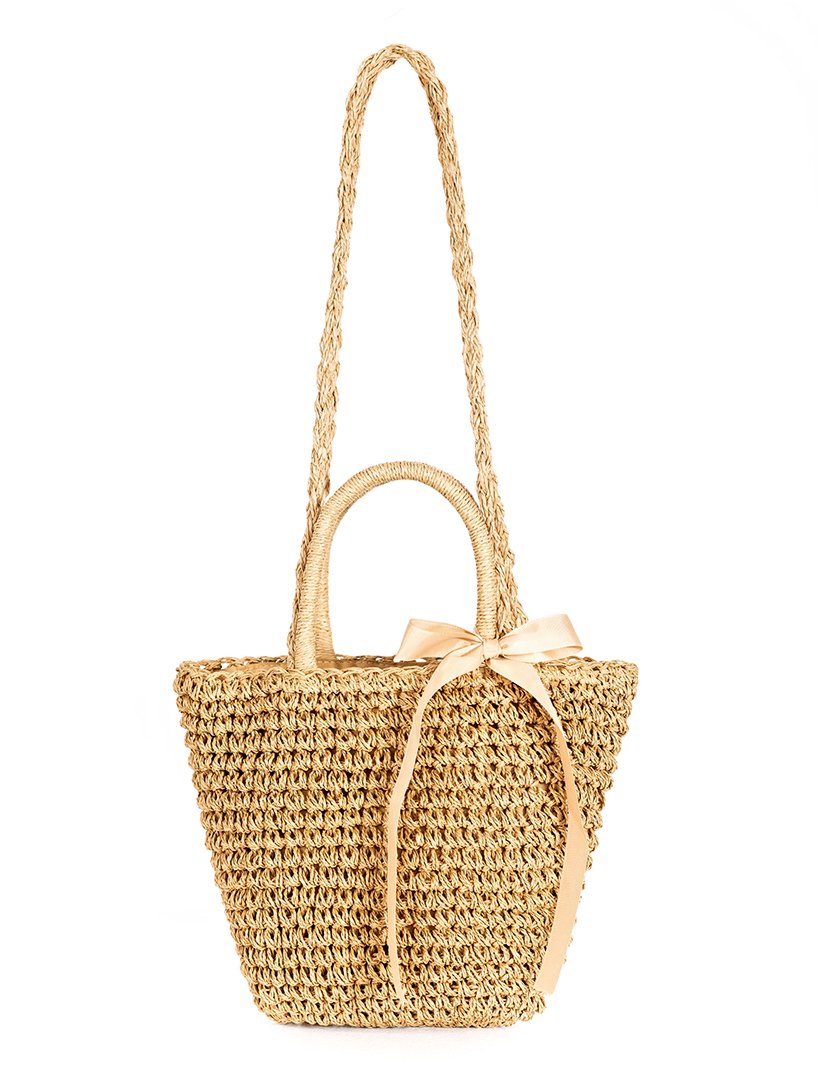 Mala de palha castanha