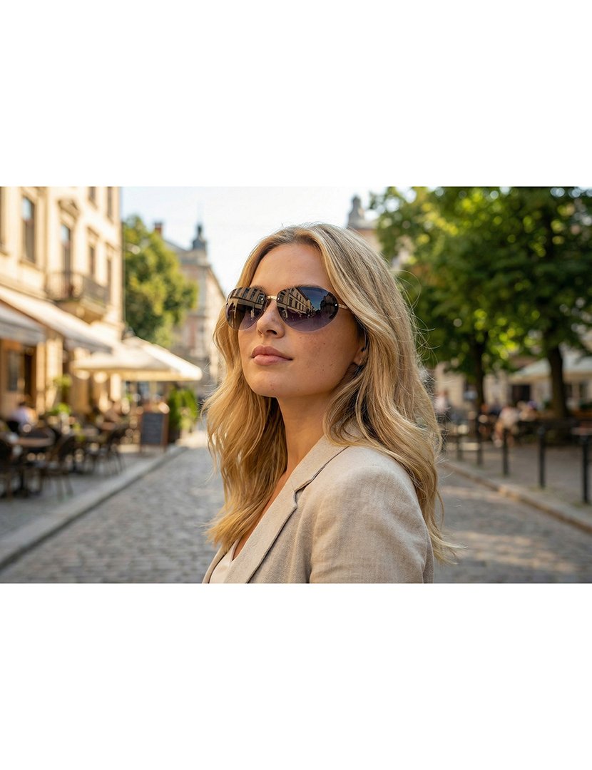 Óculos de Sol em degradê