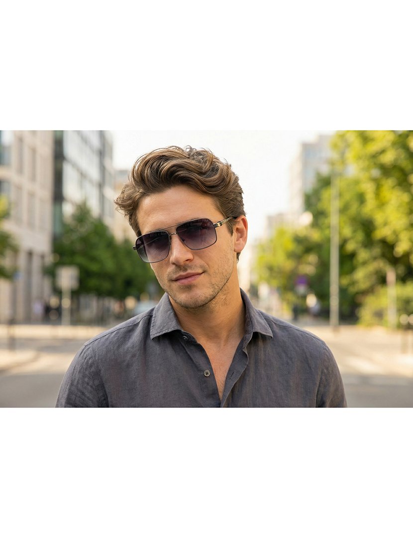 Óculos de Sol em degradê