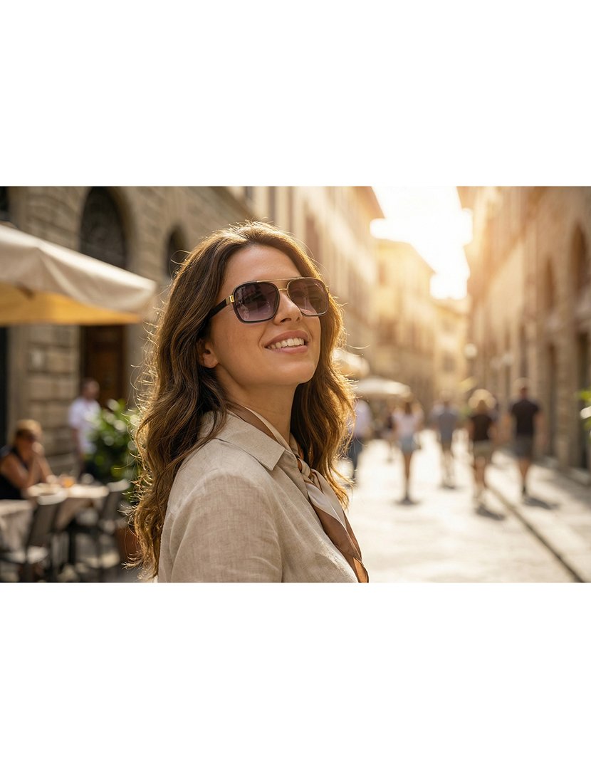 Óculos de Sol em degradê