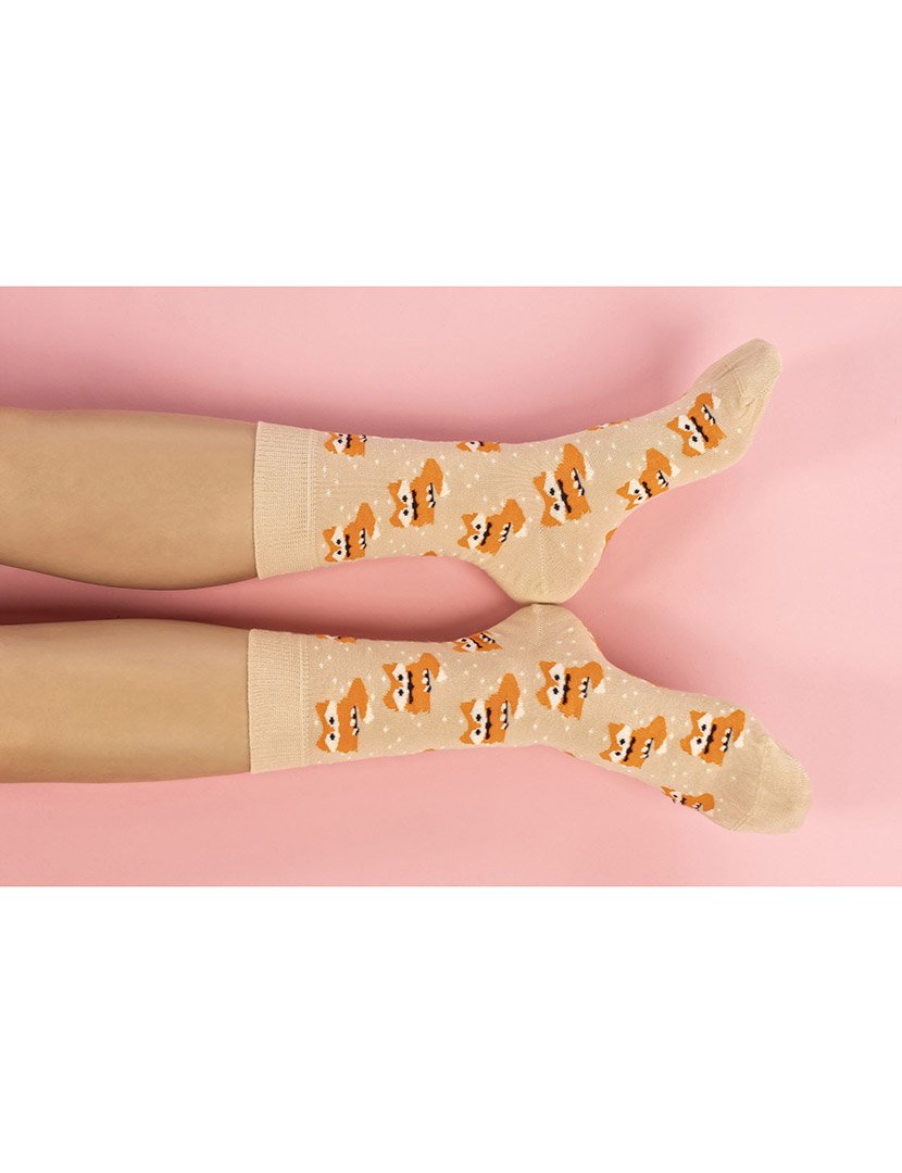 4 Pares de Meias multicoloridos