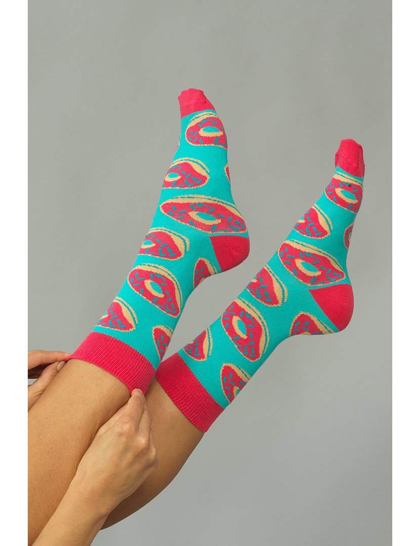 4 Pares de Meias multicoloridos