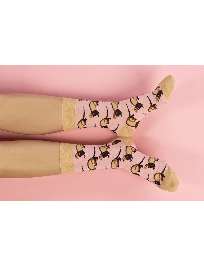 4 Pares de Meias multicoloridos