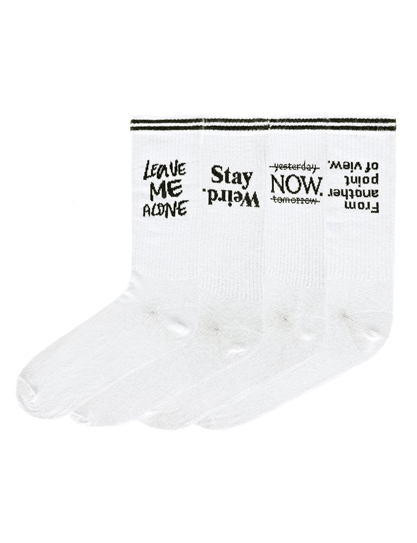 5 Pares de Meias brancas