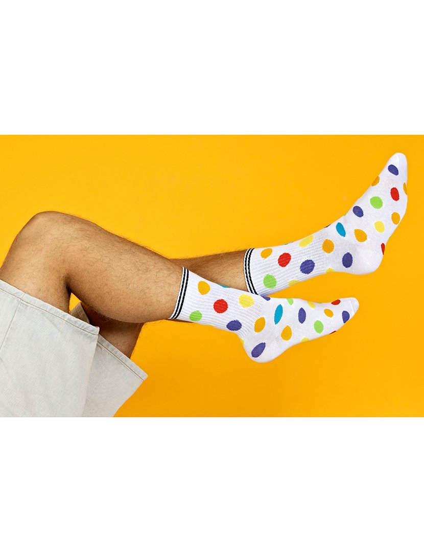 4 Pares de Meias multicoloridos