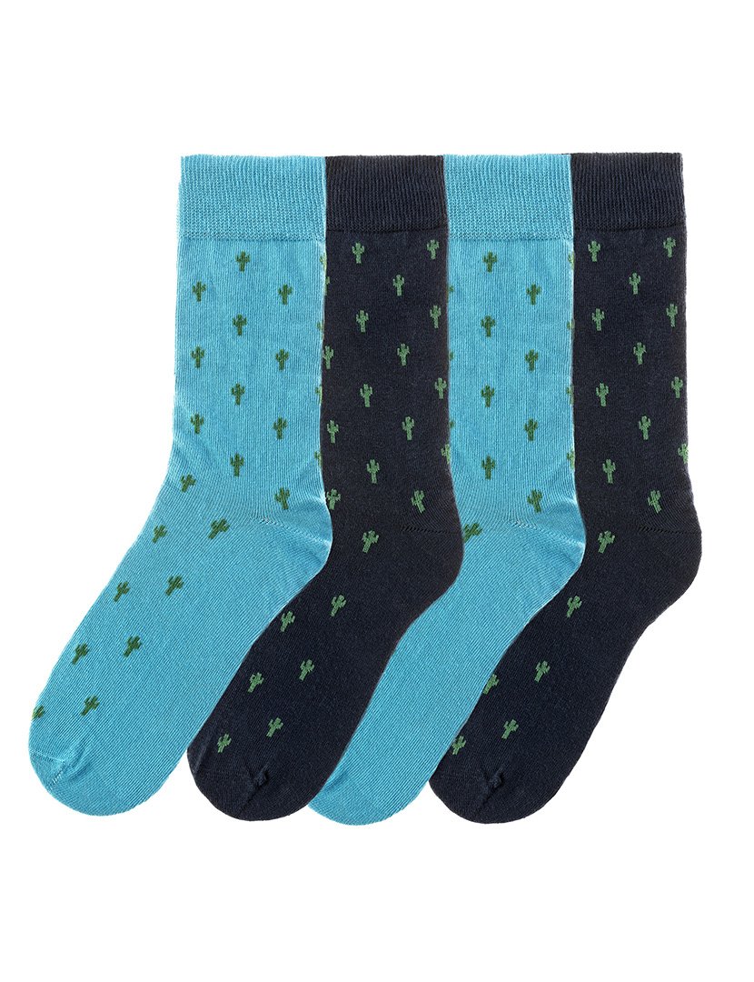 4 Pares de Meias multicoloridos