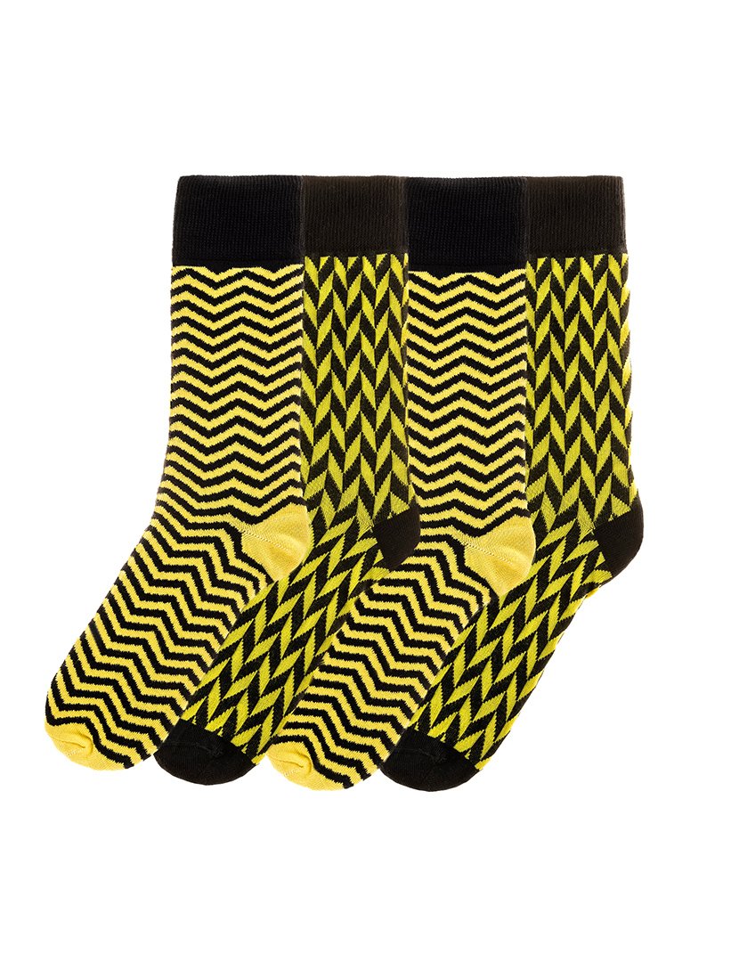 4 Pares de Meias multicoloridos