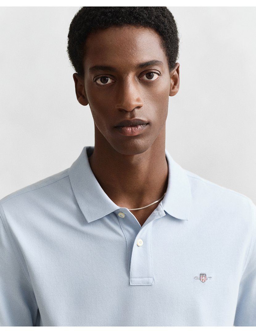 Pólo Masculino Azul