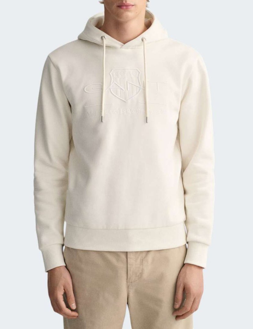Sweatshirt Embossed Bege