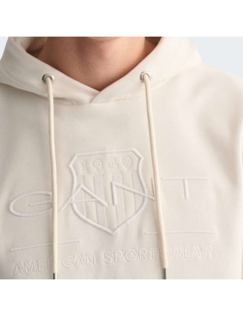 Sweatshirt Embossed Bege