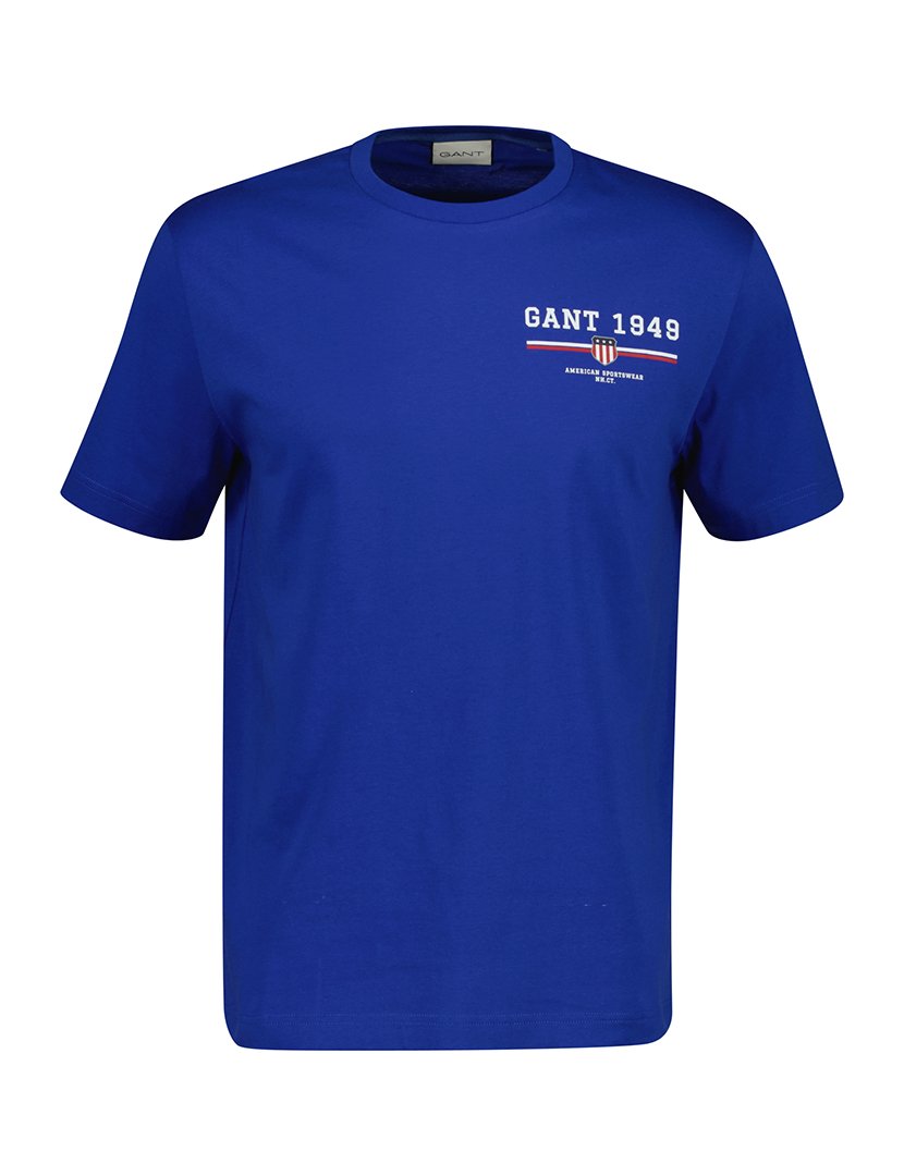 T-shirt Gráfica Azul