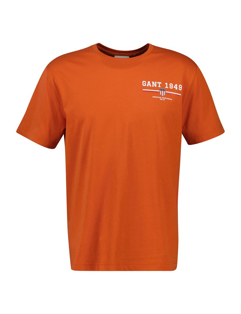 T-shirt Gráfica Laranja