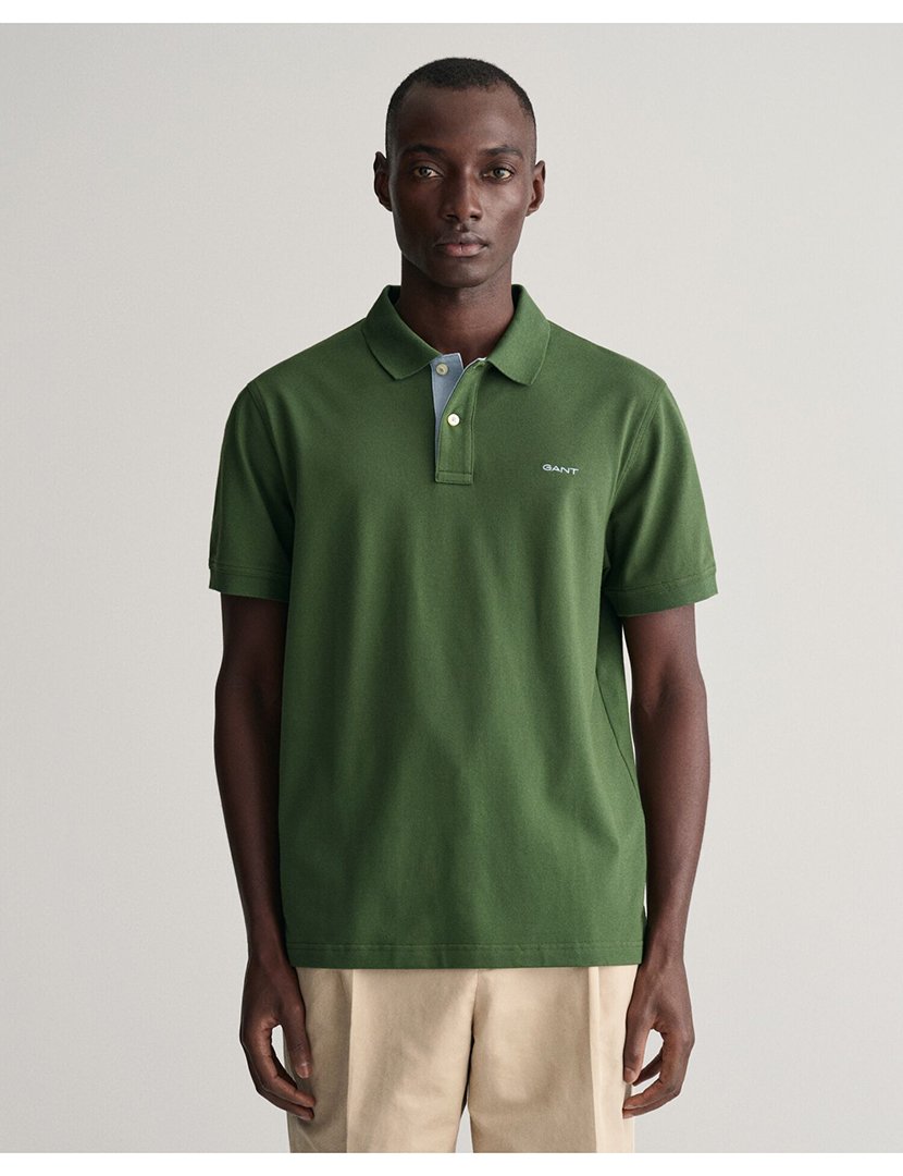 Pólo Masculino Verde