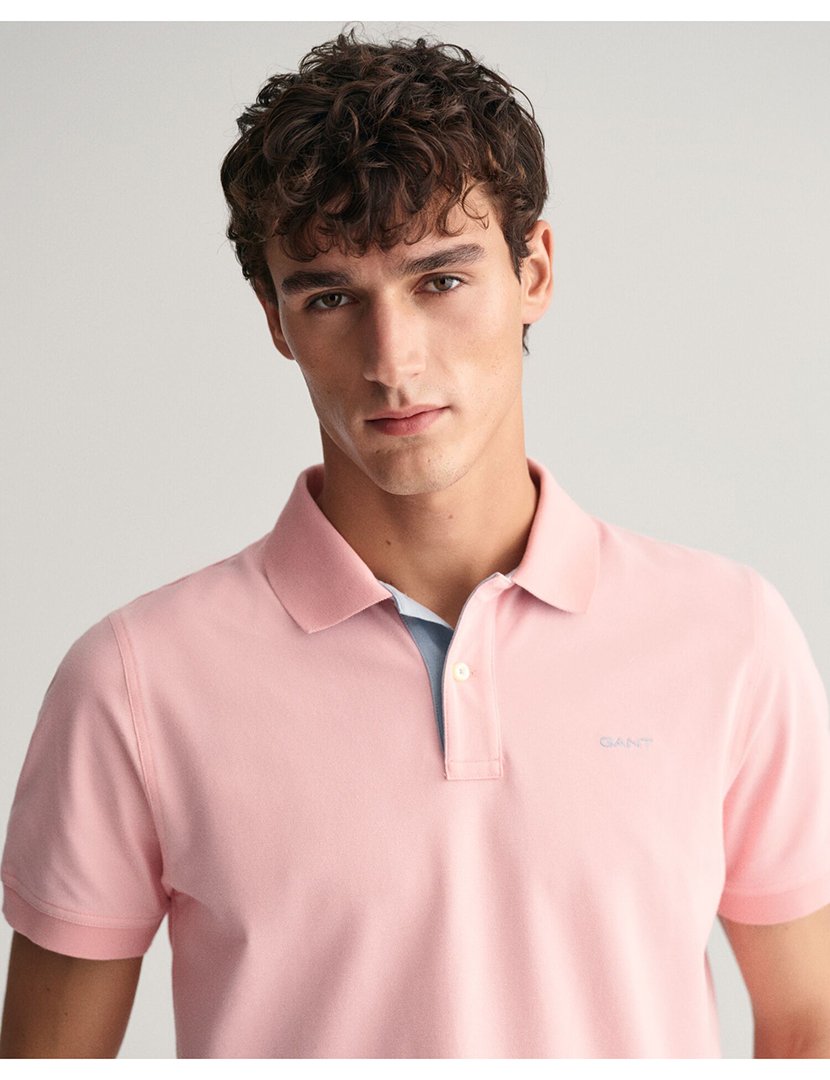 Pólo Masculino Rosa