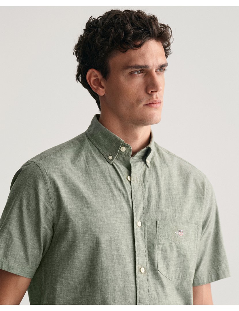 Camisa de manga curta Verde