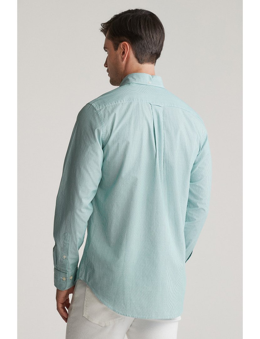 Camisa de manga comprida riscas Amarelo